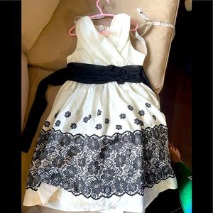 Black & Ivory party dress